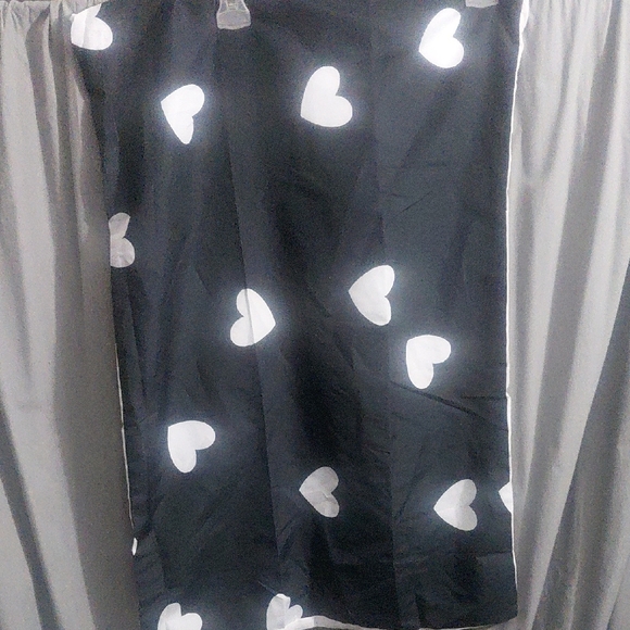 Airensky Other - Set Of Pillow Cases Black with White Hearts